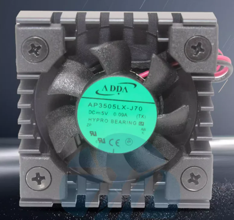 

ADDA AP3505LX-J70 JDP 0350805 LX0A01 DC 5 В 0,09 А 35x35x8 мм 2-проводной охлаждающий вентилятор для сервера