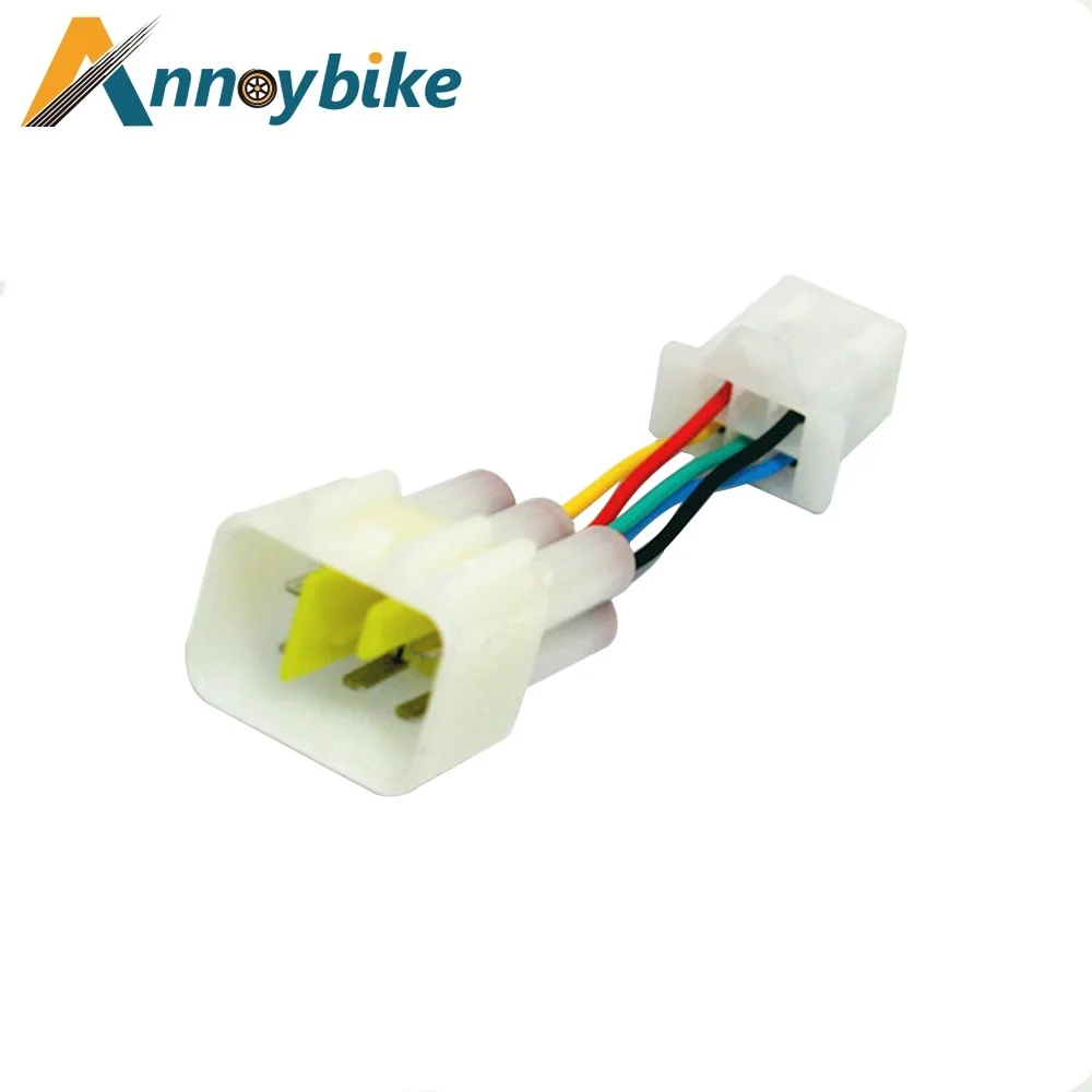 Hall Extension Wiring Electric Bicycle Tool 5 Pin Male Female Waterproof Hall Conversion Plug-in Motor Hall Adapter Ebike Tools