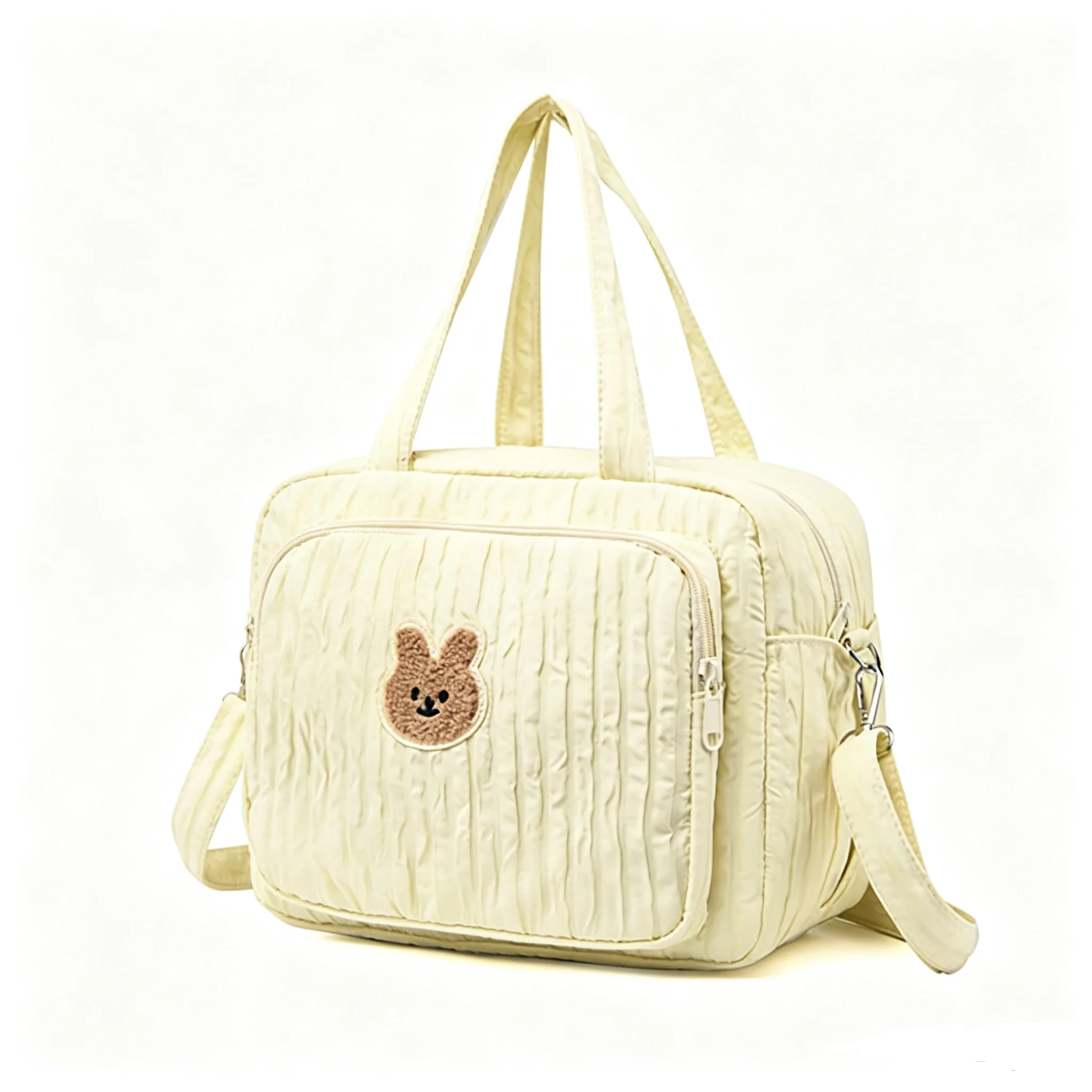 Portable single-shoulder mom bag for outdoor use multi-functional, large-capacity stylish and lightweight handheld mother's bag