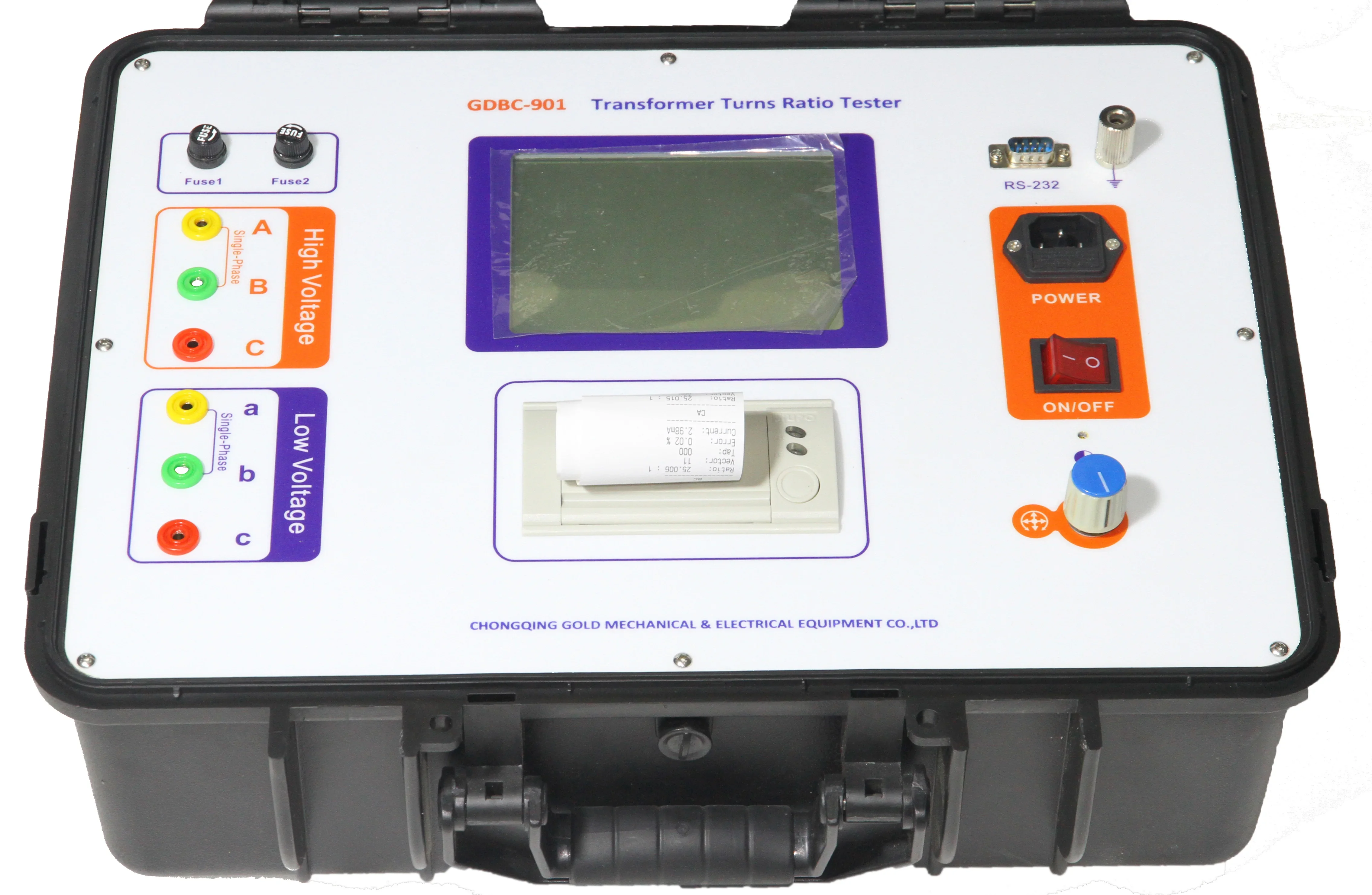High Precision Single Phase Potential Transformer  Meter Transformer Ratio Test Equipment