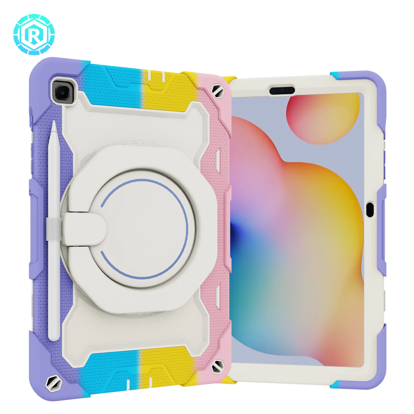 For samsung Galaxy Tab S6 Lite P620 P625 P627 10.4 2024 Case P610 Protective Rugged Shockproof Cover 360° Heavy Duty Armor Case