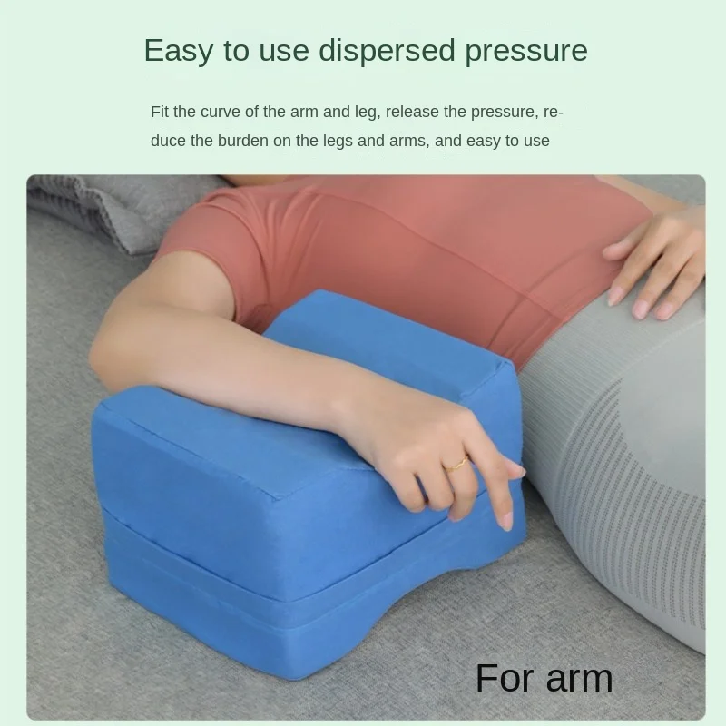 Nursing Positioning Pillow for Heel Elevation & Leg Spacer, Knee Ankle Support for Pressure Sore Prevention, Elderly Bedridden