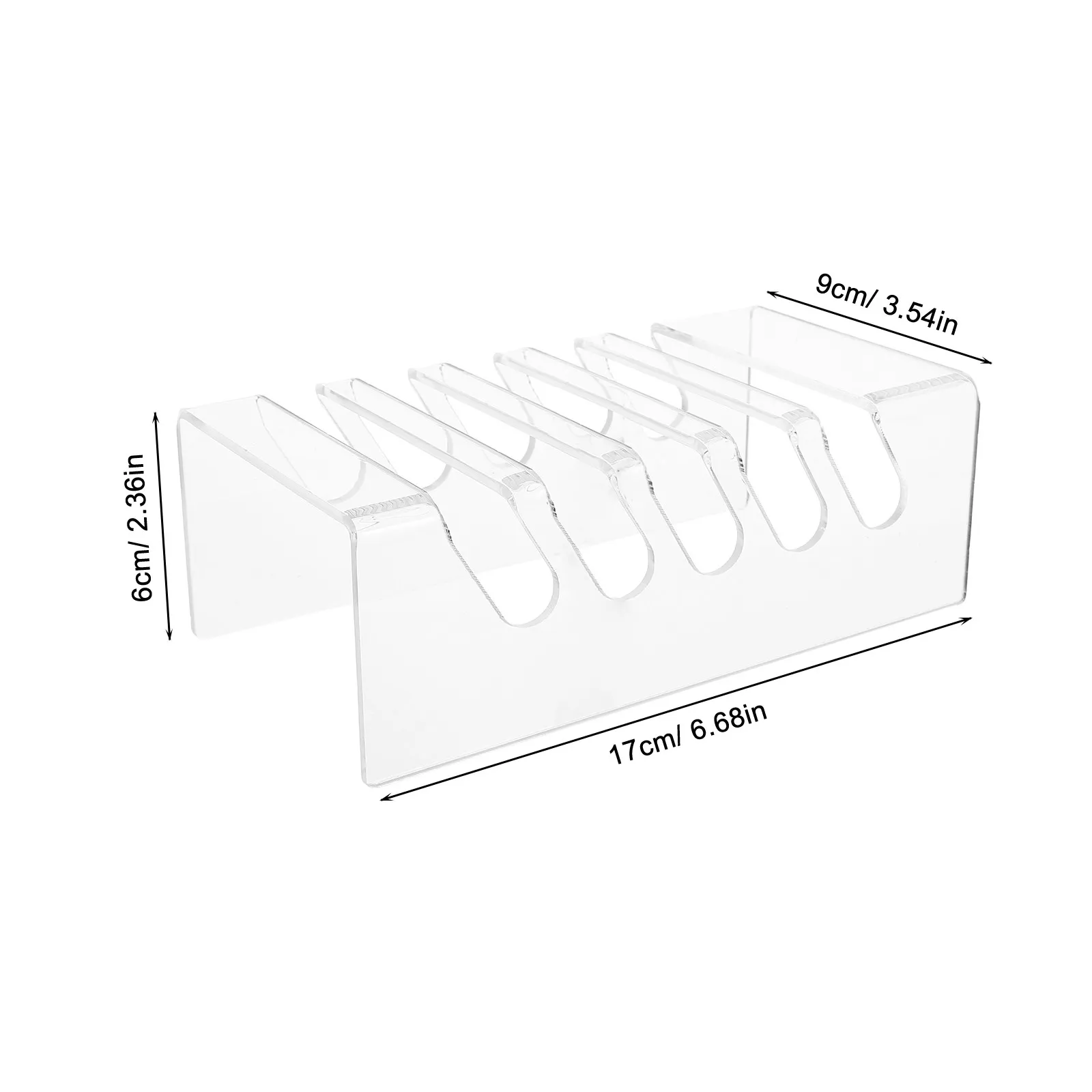 Acrylic Desktop Organizer Box Transparent Phone Holder Stand Office Meeting Room Mobile Phone Display Stand Display Holder