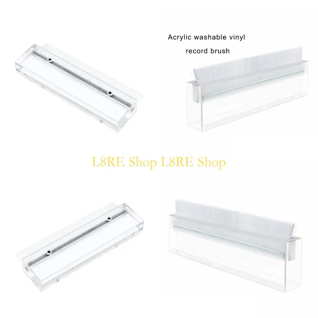 L8RE Precisions Vinyles Cleaning Brush Equipment Cleaner Washable Acrylic Brush for Improved Sound and Longevity