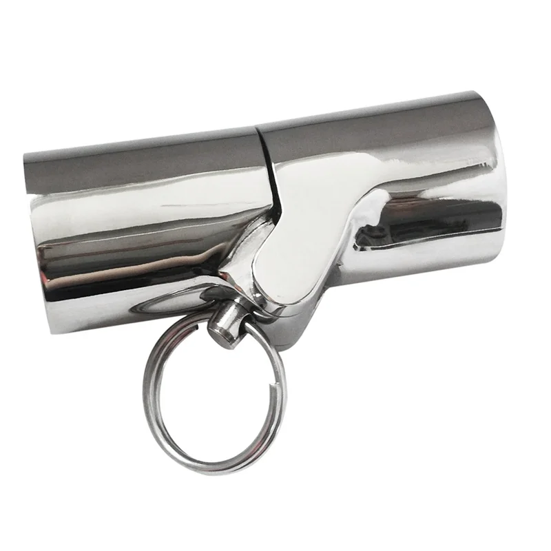 Boat Handrail Fitting -Boat Pipe Connector,Folding Swivel Coupling Tube Joint Connector for 7/8Inch (22MM) G
