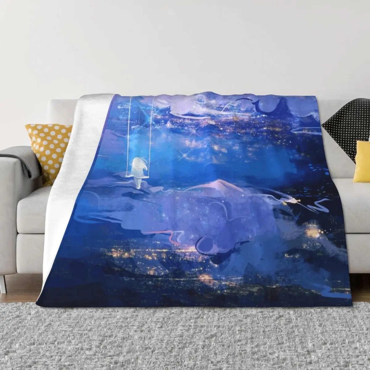 

above the clouds Throw Blanket Extra Large Throw Sofa Throw for sofa heavy to sleep Blankets