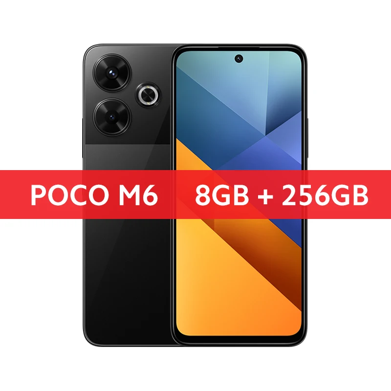 Смартфон Poco M6, 6/128ГБ, 8/256ГБ, global