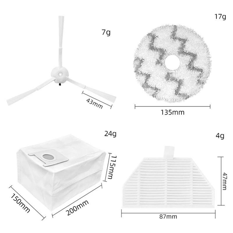 Akcesoria zamienne do odkurzacza Xiaomi Roidmi EVA odkurzacz robota SDJ06RM