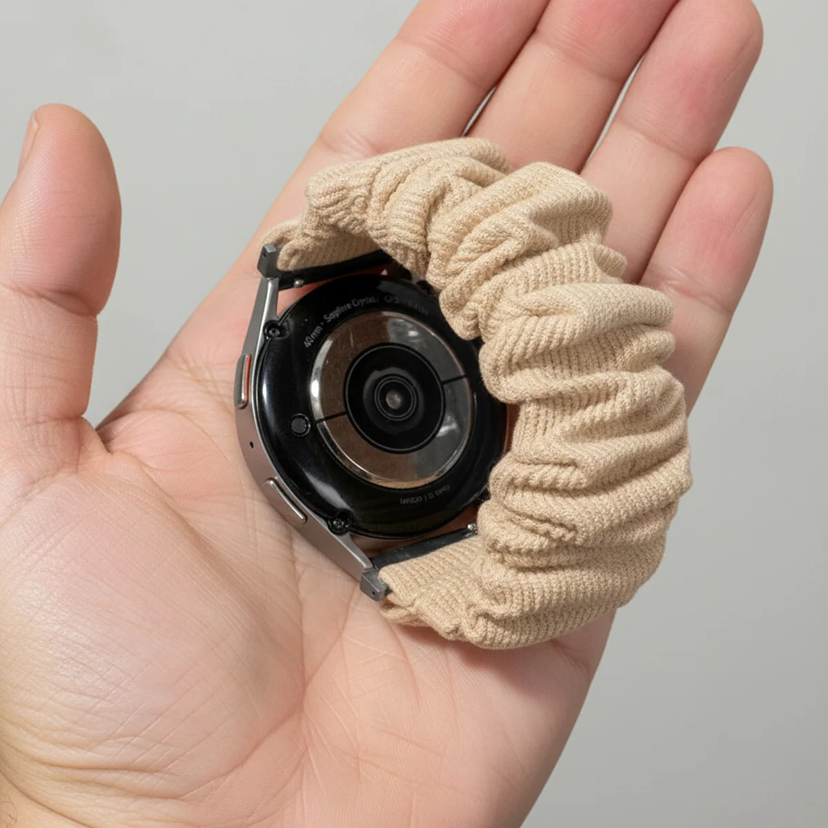 20/22 mm Scrunchie-Armband für Samsung Galaxy 7/6/5/4/5pro 40/44 mm Nylon-Damenarmband für Huawei GT6/6 Pro 5/5Pro 46 mm Armband – Detail 5