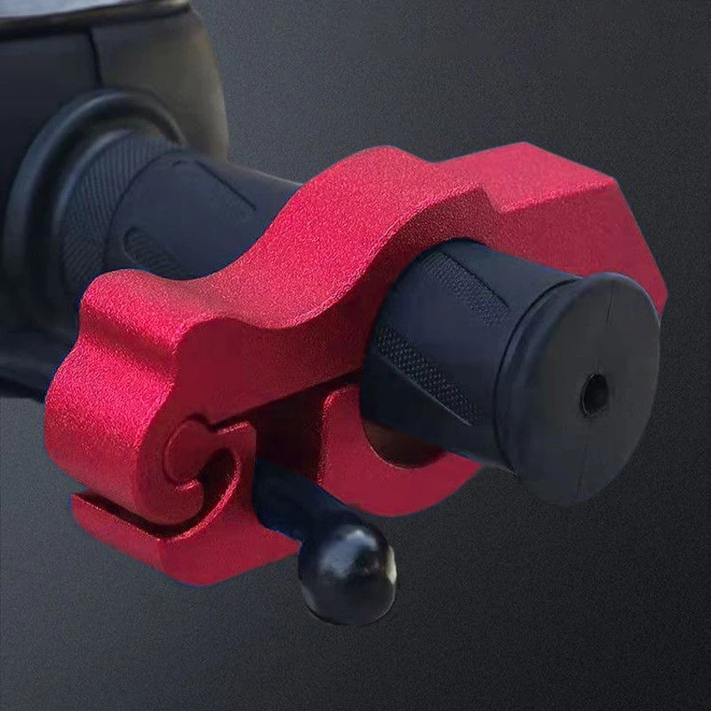 

Aluminum Alloy Handlebar Lock, Anti-Theft Helmet Lock for Motorcycle, Dirt Bike & Electric Scooter