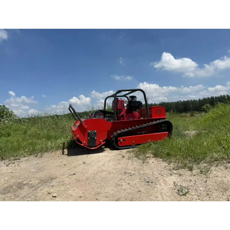 Industrial Wheelless Remote Control Lawn Mower Upgraded Version Diesel For Mowing Reservoirs Wastelands CE/ISO Certified DIY