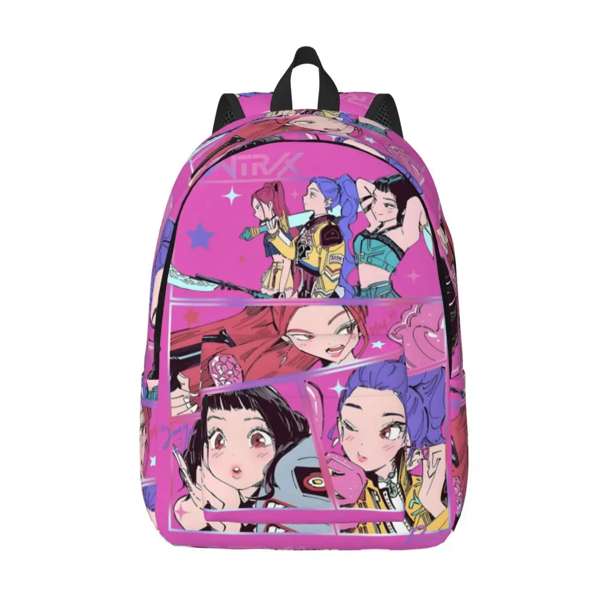 

Huntrix Girlgroup K-Pop Group Demon Hunters рюкзак мужские полиэстеровые треккинговые рюкзаки с узором повседневные школьные сумки рюкзак