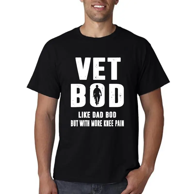 Vet Bod Like A Dad Bod But With More Knee Pain Veteran Shirt T-Shirt