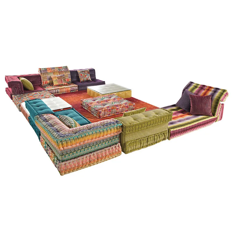 

Bed and breakfast designer Internet celebrity corner color Rochburg mahjong sofa