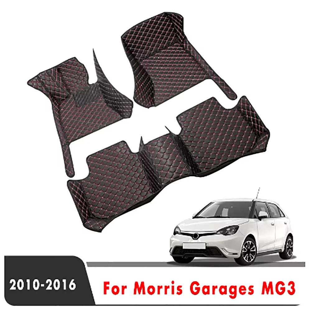 Covers Car Floor Mats For Morris Garages MG3 2016 2015 2014 2012 2011 2010 Custom Auto Leather Foot Pads Automobile Carpets Rugs