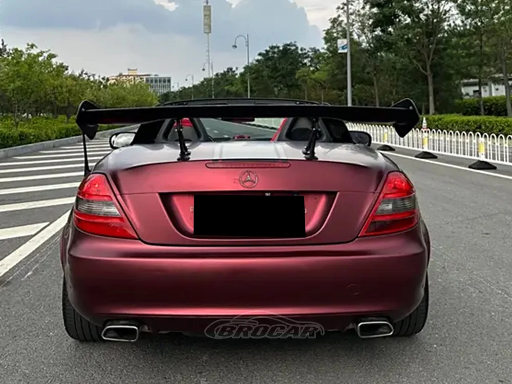 For Mercedes-Benz R172 Spoiler 2005 - 2015 SLK200 280 300 350 ABS Plastic Gloss Black Rear Spoiler R171 Trunk Boot Wing Spoiler