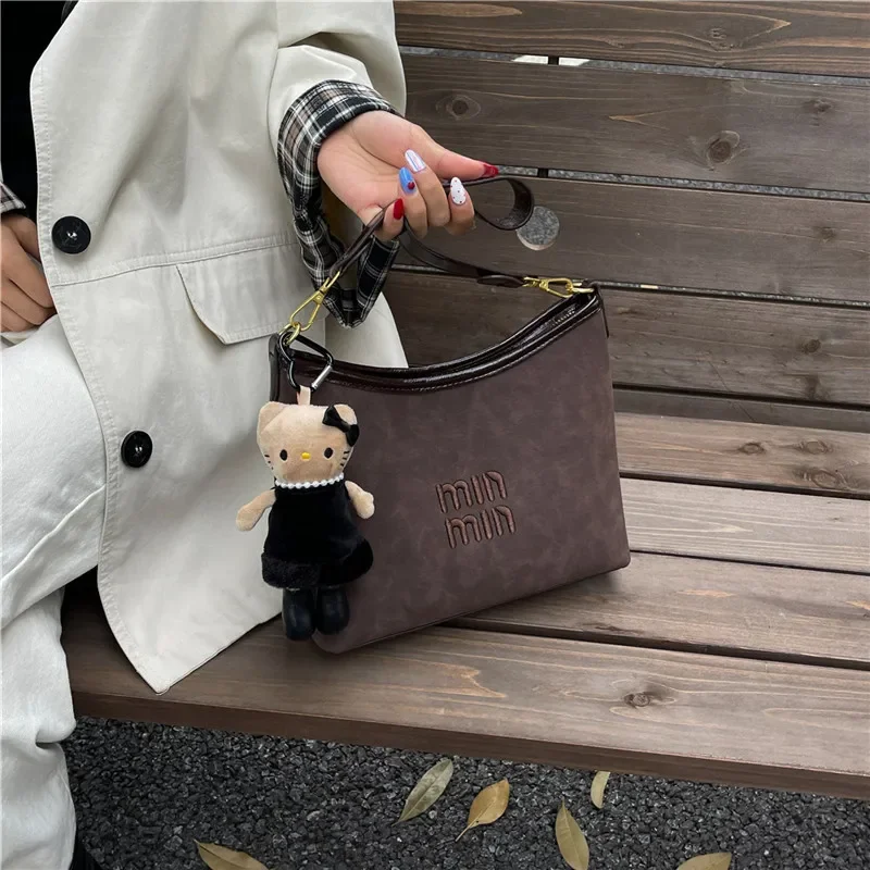 

Cross-Border 2025 Fashion Trend Tote Bag - Retro Elegant Textured Women's Underarm Shoulder Crossbody Bag