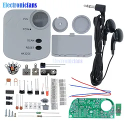 HX3208 FM Micro SMD Radio FM Frequency Modulation Radio High Sensitive Electronic Production Training Suite DIY kit Set