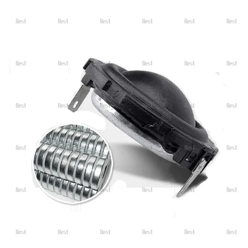 Dois Acessórios Tweeter Magnético Prata Rubídio com Diafragma de Fibra 40 Núcleos 4-ohm 80W para Reparo e Substituição