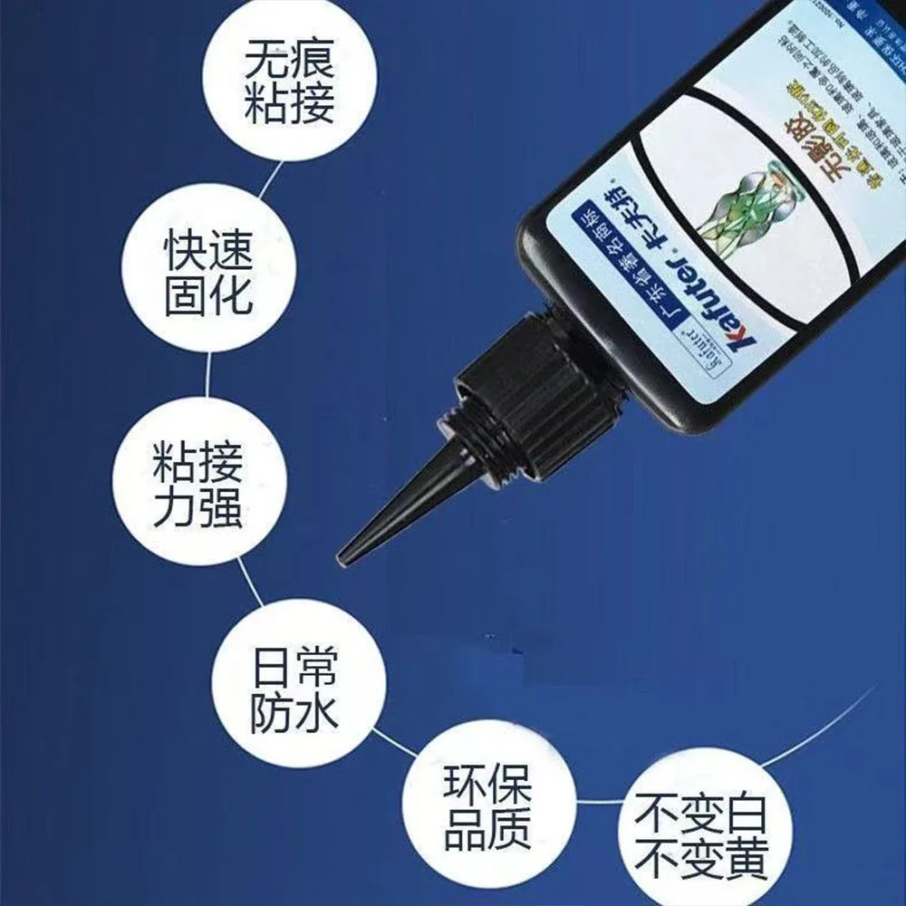 Highly Transparent UV Glue Waterproof UV-enhanced Curing Used for Handicraft Production DIY Models with Ultraviolet Lamp 10/50g
