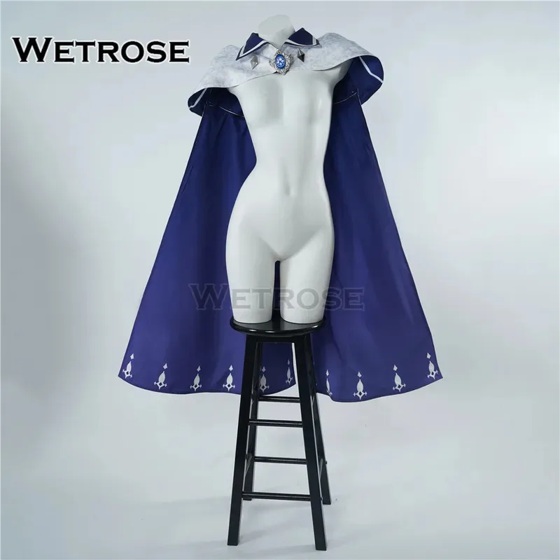 

【Wetrose】In Stock Hololive ENigmatic Recollection Cosplay Costume Cloak Cape Mantle Trailer Libestal Blue Magic Matic Holo