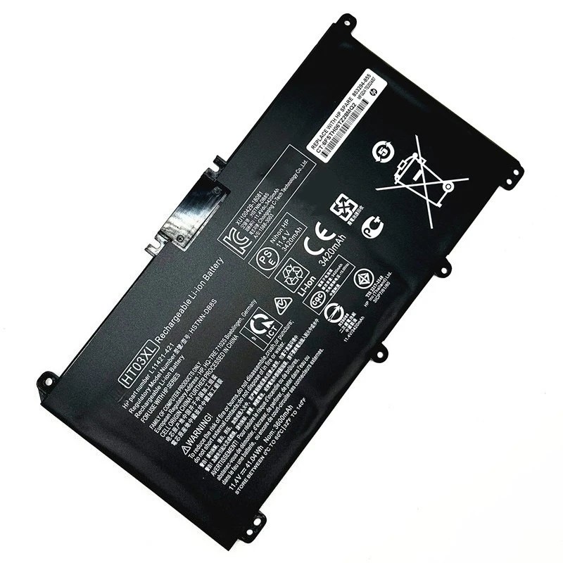 ل HP HT03XL TPN-W139 W131 I135 I133 I134 Q210 بطارية الكمبيوتر المحمول تعطي لوحة الماوس