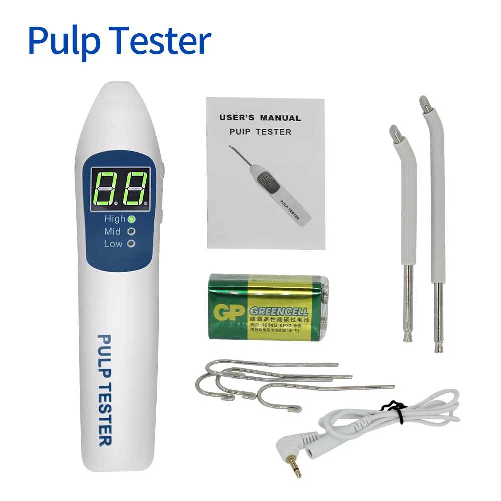 Dental Pulp Vitality Tester Device Tooth Nerve Vitality Detector Endo Diagnostic Equipment for Dentist Clinic