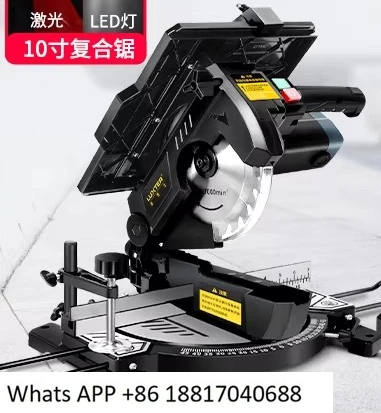 8 inch woodworking multi-functional compound saw dual-purpose small table saw miter saw aluminum profile 45 degrees