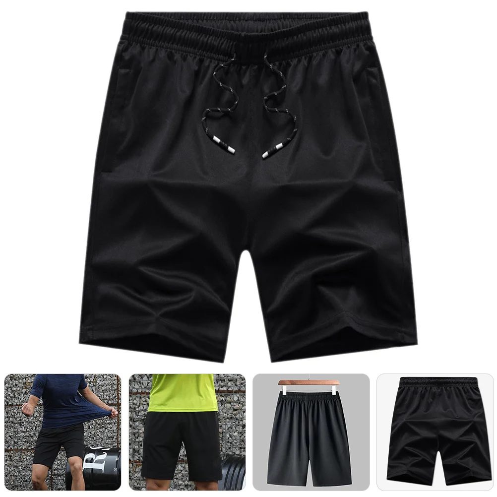 

Men's Sports Shorts Quick Dry Lightweight Breathable Elastic Waist Outdoor Running Yoga Hiking Exercise Stretch Short Pants