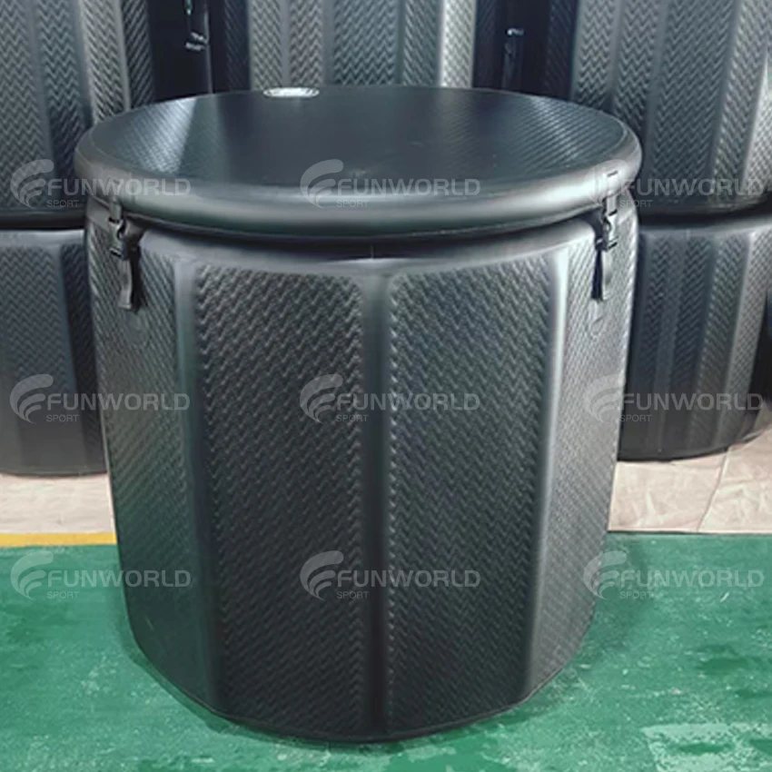 

Custom Logo Ice Bath Pod Inflatable Cold Water Plunge Ice Bath Chiller For Sport Recovery And Medical Ice Bath
