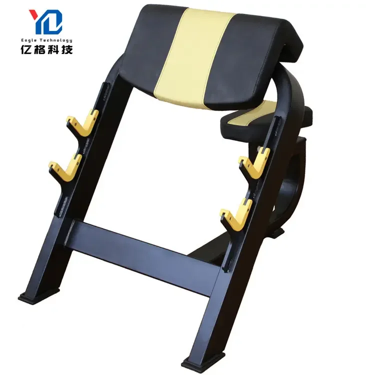 

YG-1034 Gym Equipment Fitness Leg Curl Extension Machine Adjustable Weight Seated preacher curl Machine Seated Bicep Curl Bench