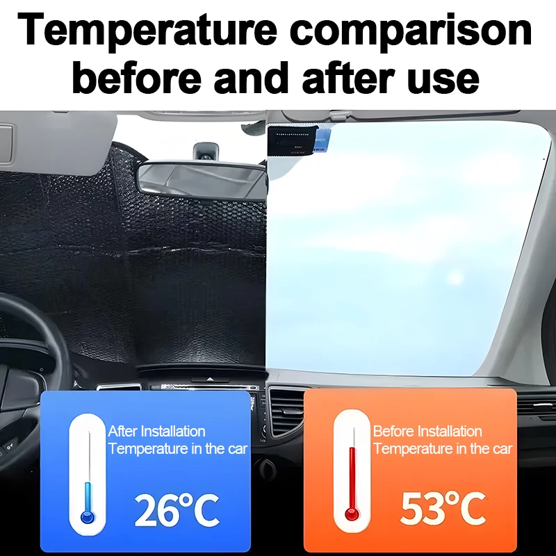 Car Sunshade For Jeep Grand Cherokee WK2 2011~2021 2015 2016 Sun Protection Windshield Visor Full Window Anti UV Auto Accessorie