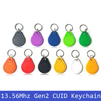 RFID CUID Smart Chip Card Gen2 Changeable Magic Key 13.56Mhz Clone Token IC Rewritable Badge 1K S50 NFC Programmer IC Tag