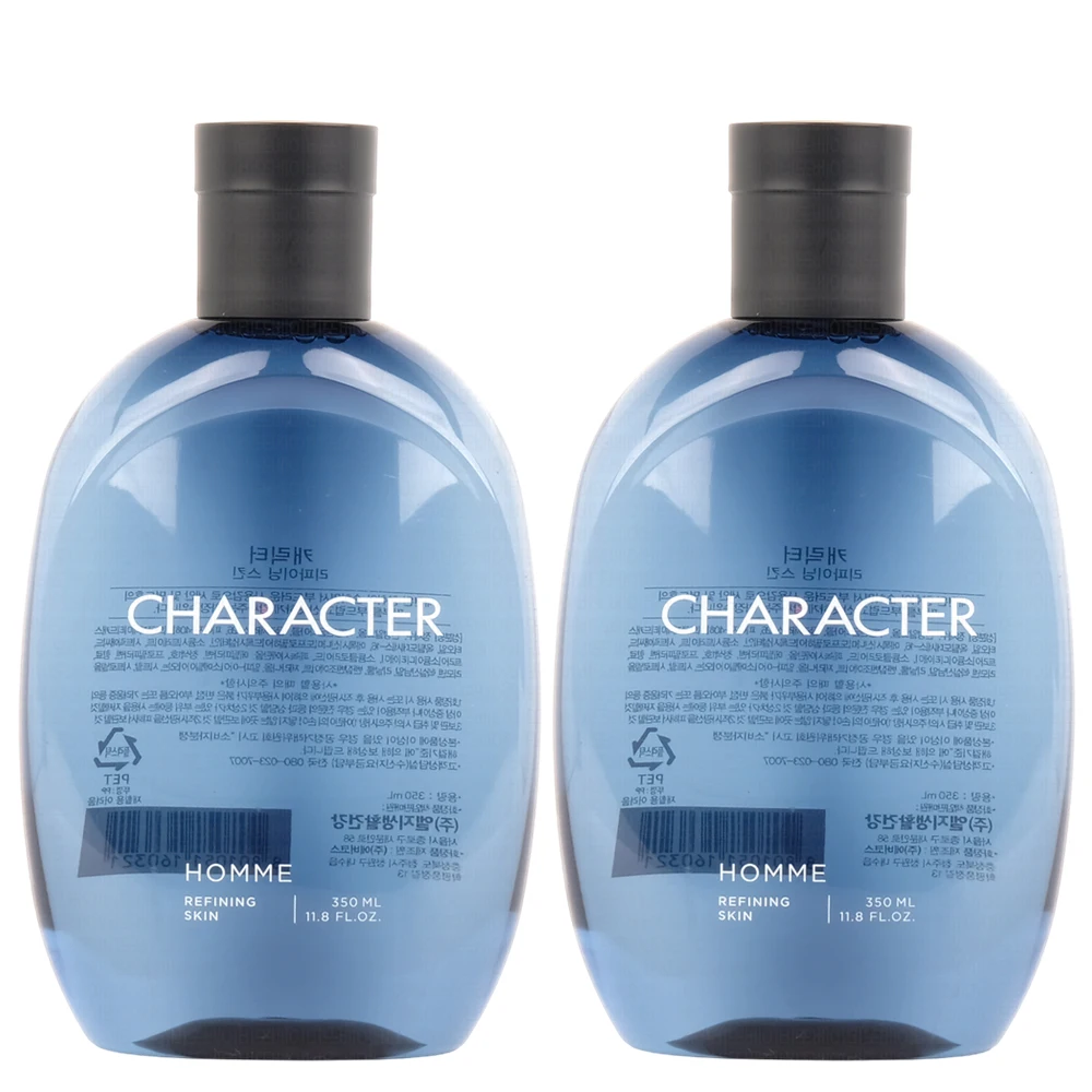 Lg Vonin Homme Character Refining Skin 350ml + Lotion 350ml 캐릭터