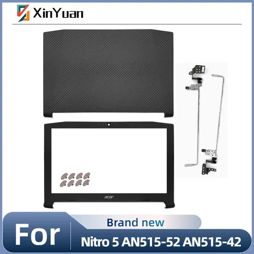 Imagen 1 del producto Carcasa nueva para Nitro 5 AN515-52 AN515-42 AN515-41 AN515-51 AN515-53 N17C1 cubierta trasera LCD caja de bisel frontal/tornillo de bisagras