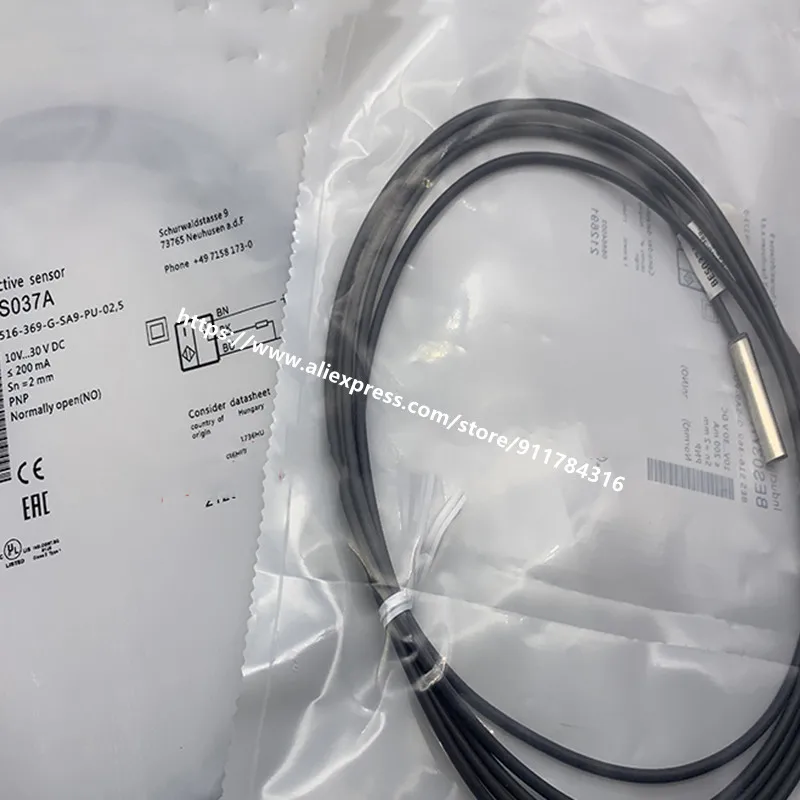 

2Pcs New High Quality Balluff Balluff Proximity Switch BES 516-369-G-SA2-PU-08