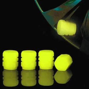 Lighting Valve Caps Night fluorescent, car tire valve lids, motorcycle, bicycle, shiny decoration, wheel nozzles, tire cap, car accessories 7 Main Tire Beak Sales - №8