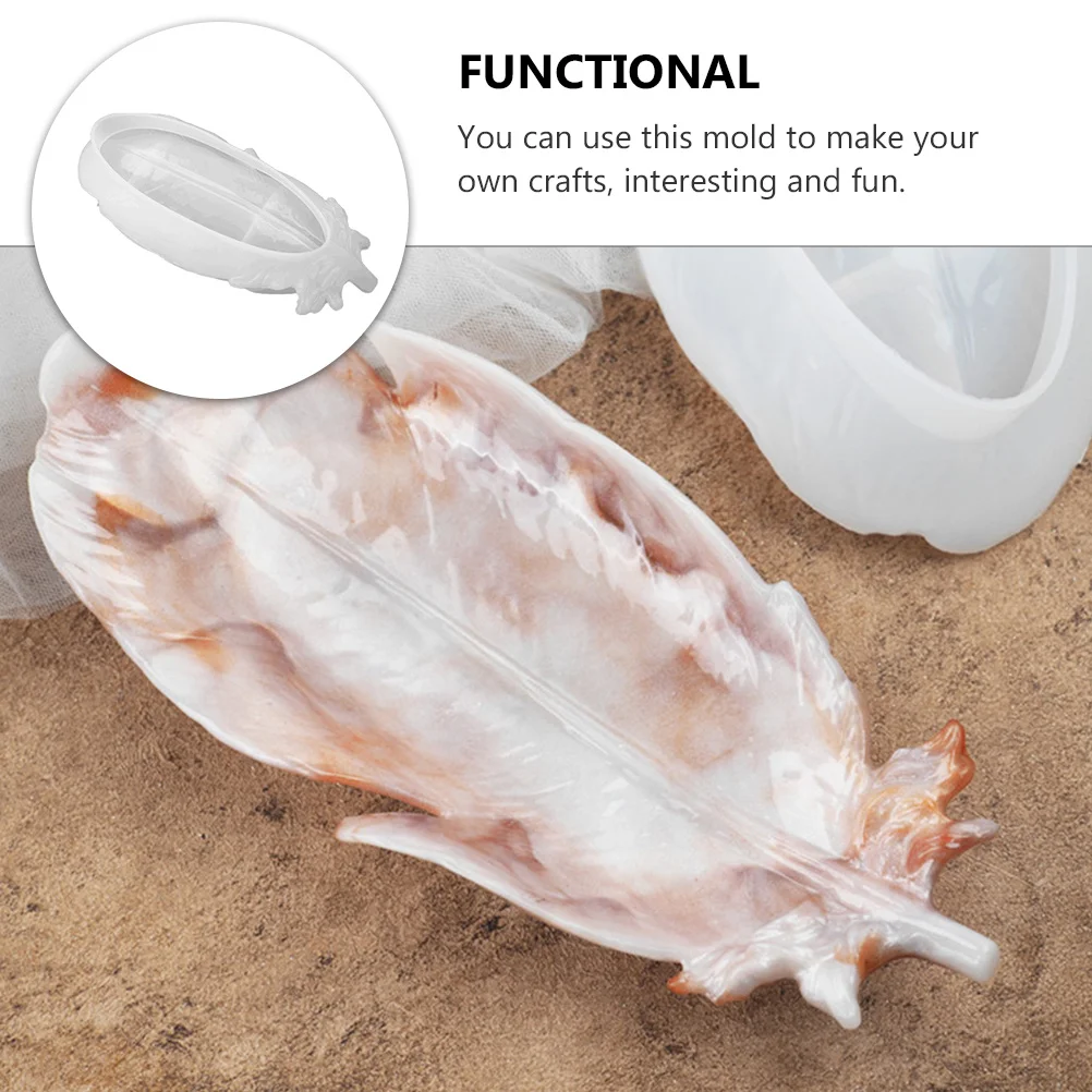 

1pc Creative Crystal Silicone Dish Mold For Diy Tray Making Durable Smooth Round Mold For Crafts Decor Storage Box Making