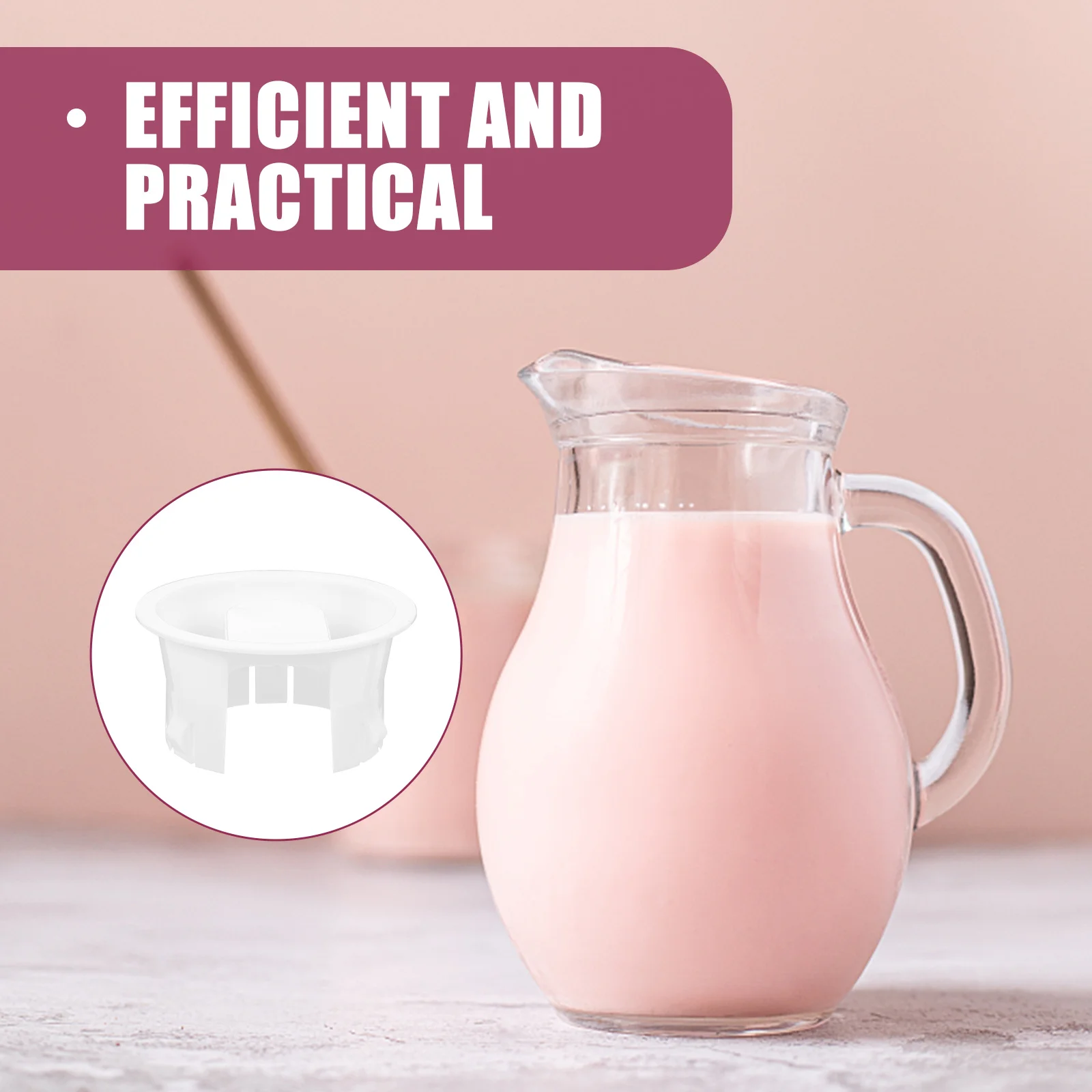 

4Pcs Water Jug Lids Wear-Resistant Pc Material Leak-Proof Pitcher Lid Replacements for Cold Kettle Compact Household Cover