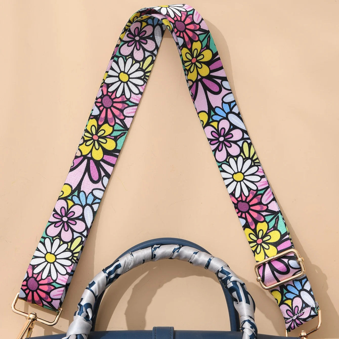 Fashionable And Versatile Shoulder Strap Print Adjustable Multifunctional Bag Strap Replaceable Luggage Accessories