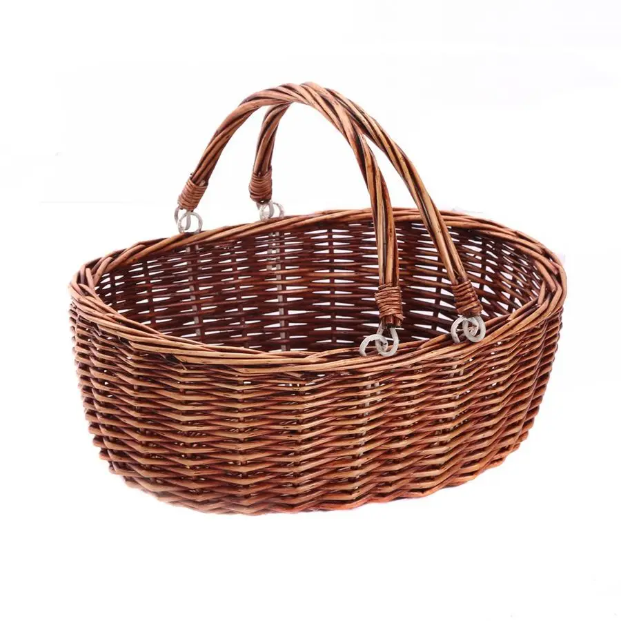 

Picnic Baskets with Handles.. Brown