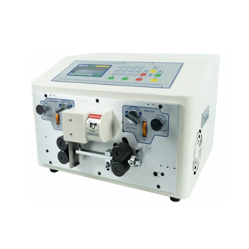 SWT-608-BHT2N/S Flat Sheath Inner And Outer Double Layer Peeling Machine Touch Screen Control Optional Extra Blade Protect Case