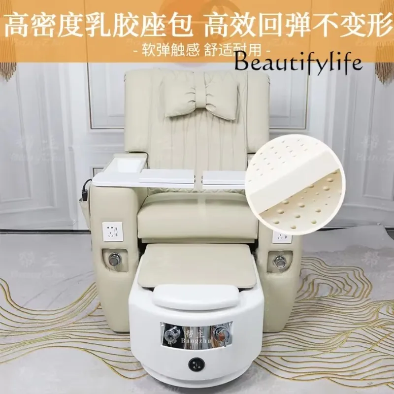 

c Nail Art Sofa Foot Massage Chair Eyelash Beauty Foot Massage Chair Massage Bed Electric Integrated Foot Therapy