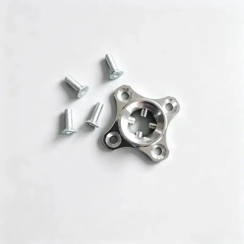 Prosthetic Four-Hole Square Adjustable Plate Adapter for Artificial Limb Socket Connector Stainless Steel Orthopedic Parts