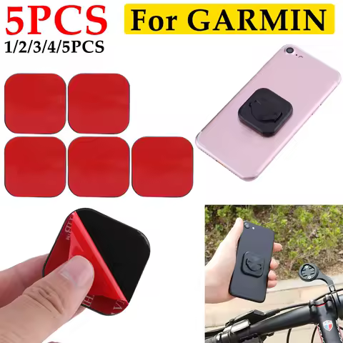 1-5pcs Bicycle Mobile Phone Sticker Mount Phone Holder Riding Strong Adhesive Support Stand Back Button Paste Adapter for GARMIN