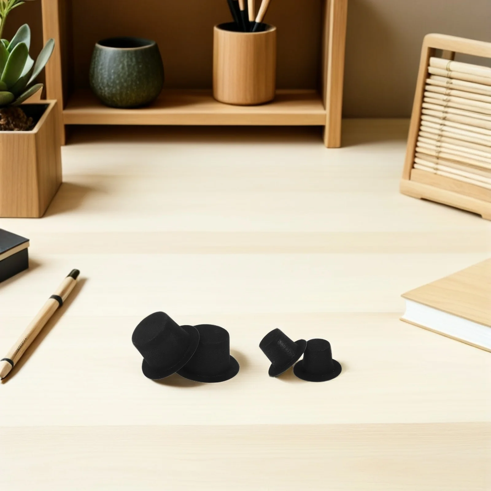 

Mini Snowman Hat Cute Winter Decoration Christmas Tabletop Ornament Holiday Party Accessory Snowman Decoration