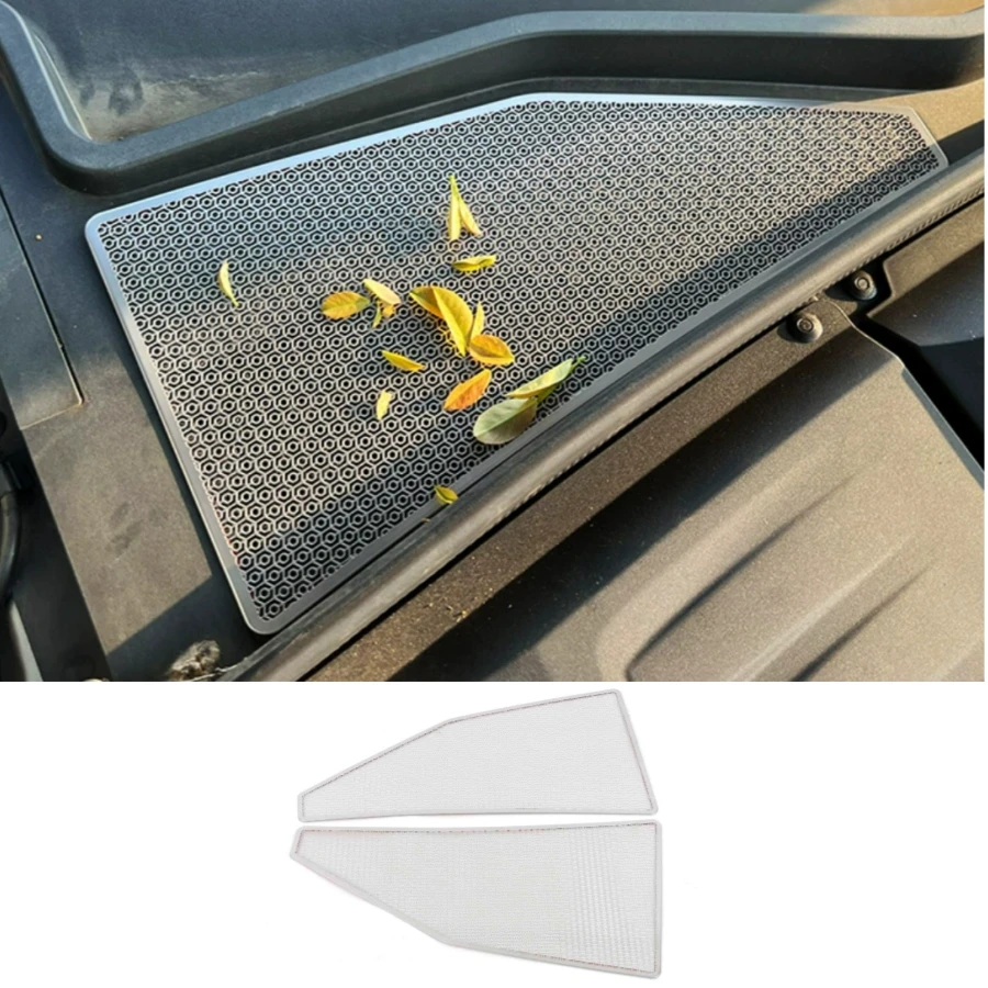 For BYD SONG PLUS 2020 2021 2022 Exterior Accessories Front Cover Dust-proof Horn Cover Stainless Steel