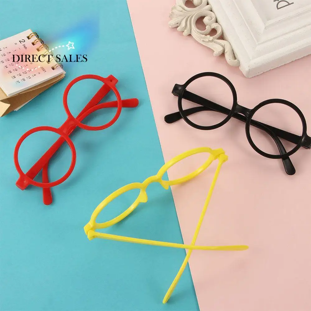 

Korean Lovely Candy Color Without Glasses Lens Boy Girls Kid Glasses Frame PP Light Spectacle Frames Round Glasses Frame