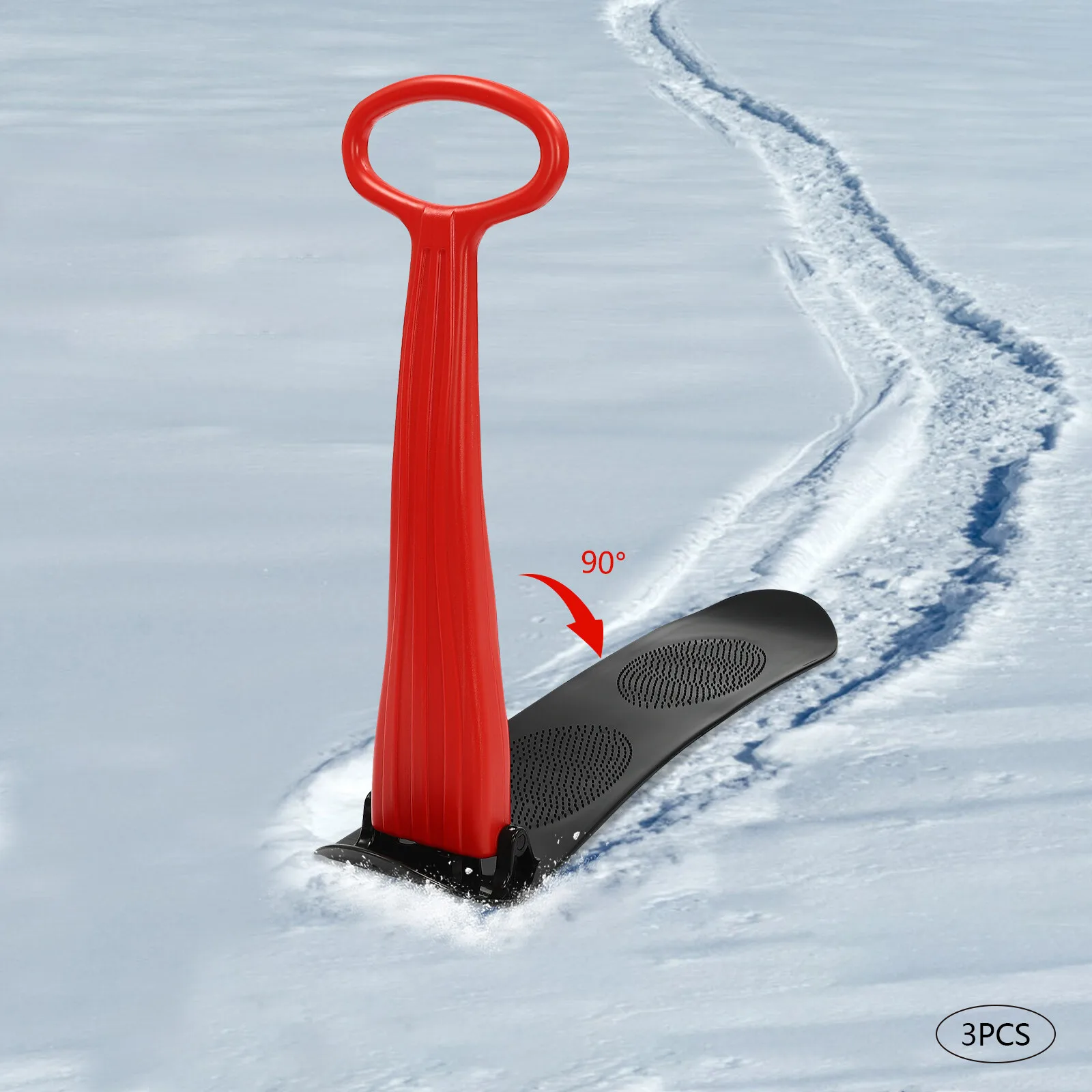 Immagine 4: Scooter da Neve, Slitta da Neve, Scooter Pieghevole per la Neve