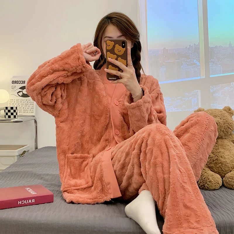 

Элегантные женские льняные пижамные комплекты: однотонные, с длинным рукавом, воротником и укороченными брюками, весенние, с жатой текстурой, универсальные